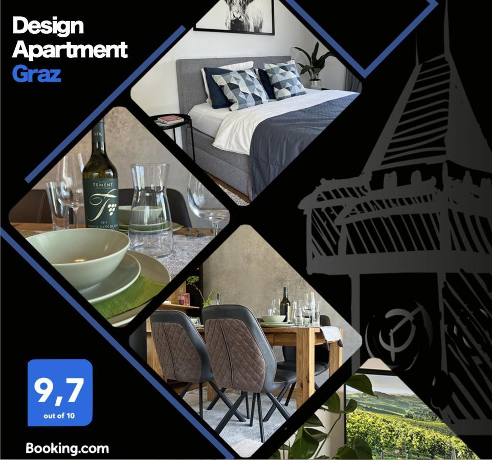 Designapartment Blue Sky -55M2-Free Parking & Wifi Graz Kültér fotó